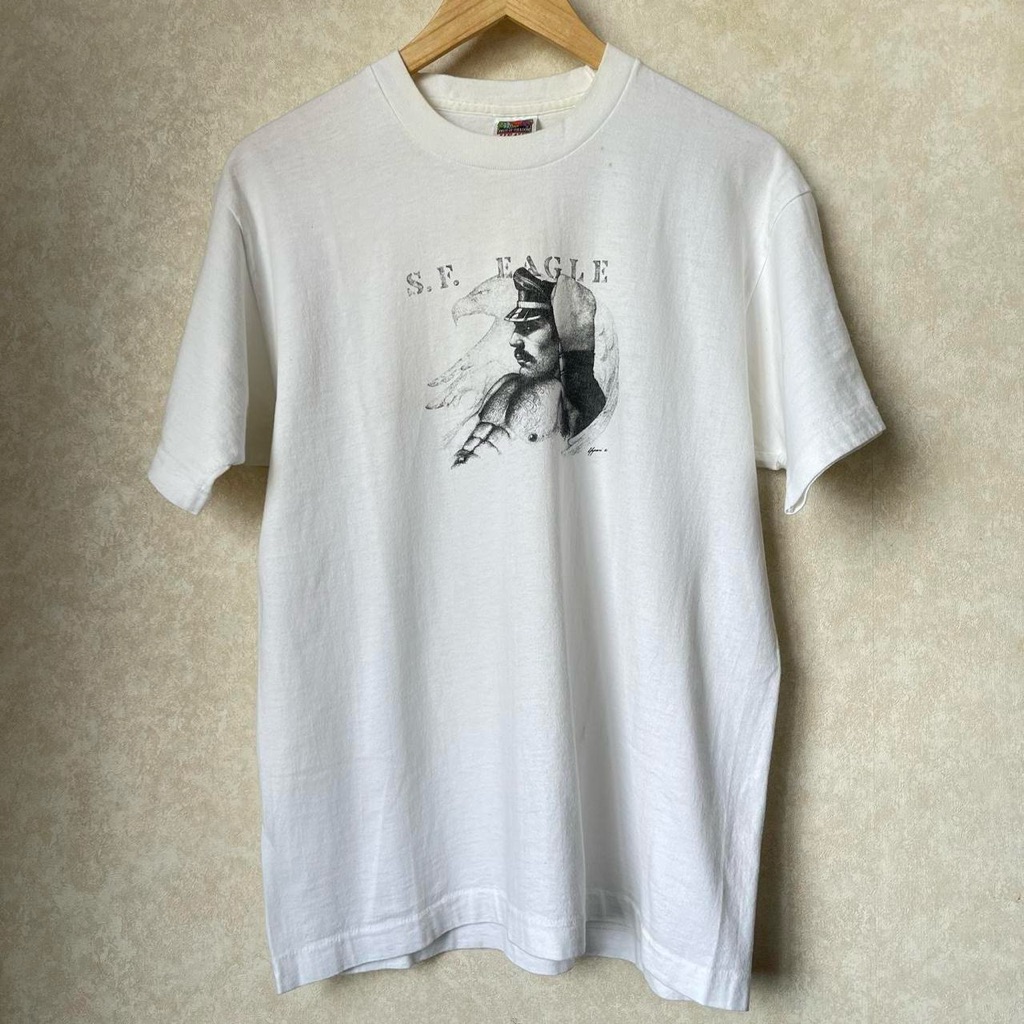Vintage 1981 San Francisco Bald Eagle Gay Bar T-Shirt Rare